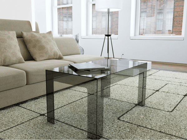 plexiglas coffee table luce